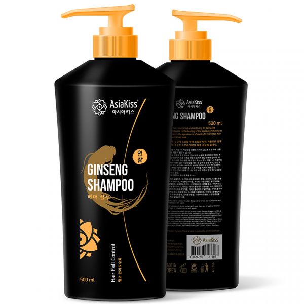 AsiaKiss Shampoo for hair GINSENG EXTRACT Ginseng Hair Shampoo 500 ml